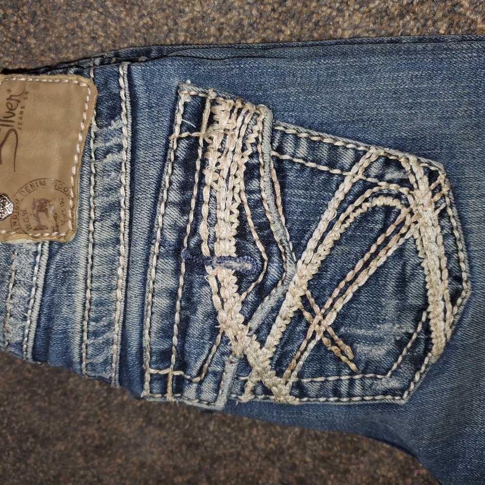 Silver jeans